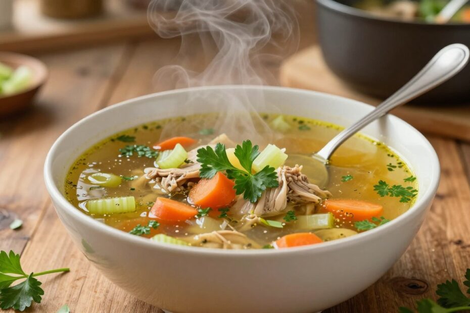 Czy zbierać szumowiny z rosołu