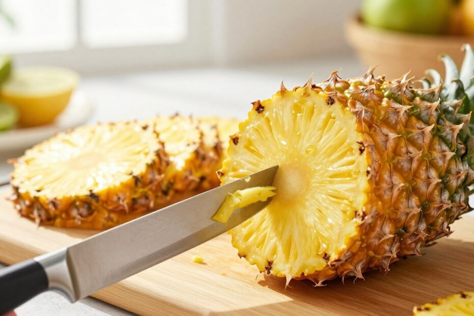 Jak obierać ananasa