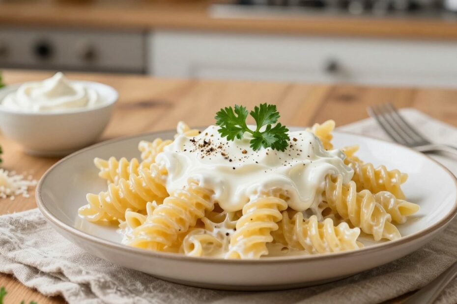 Jaka śmietana do makaronu