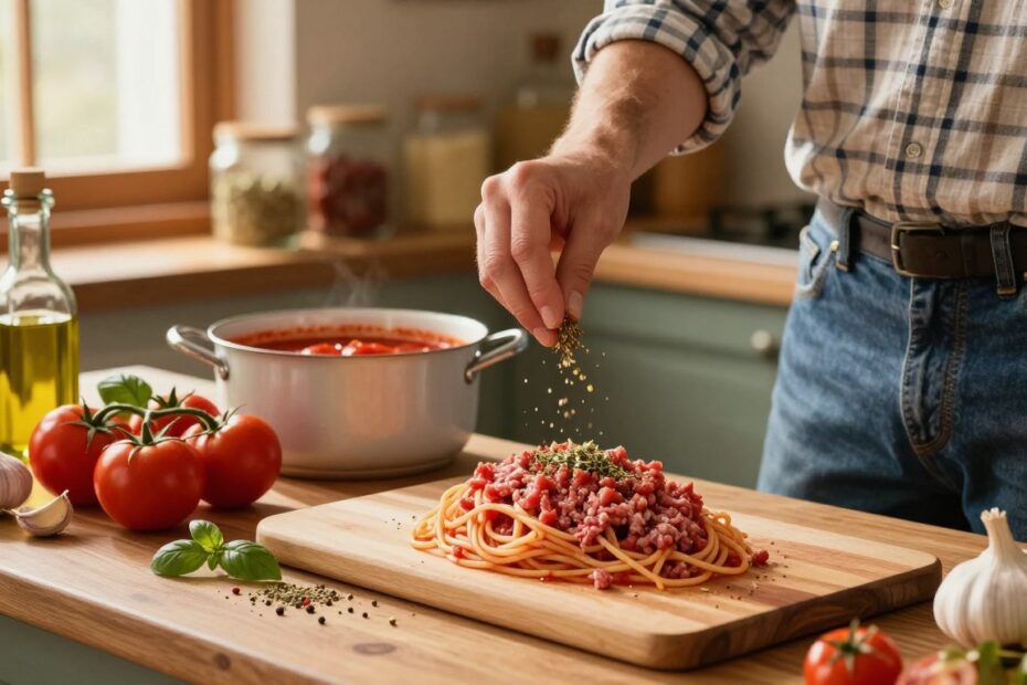 Jak przyprawić mięso do spaghetti