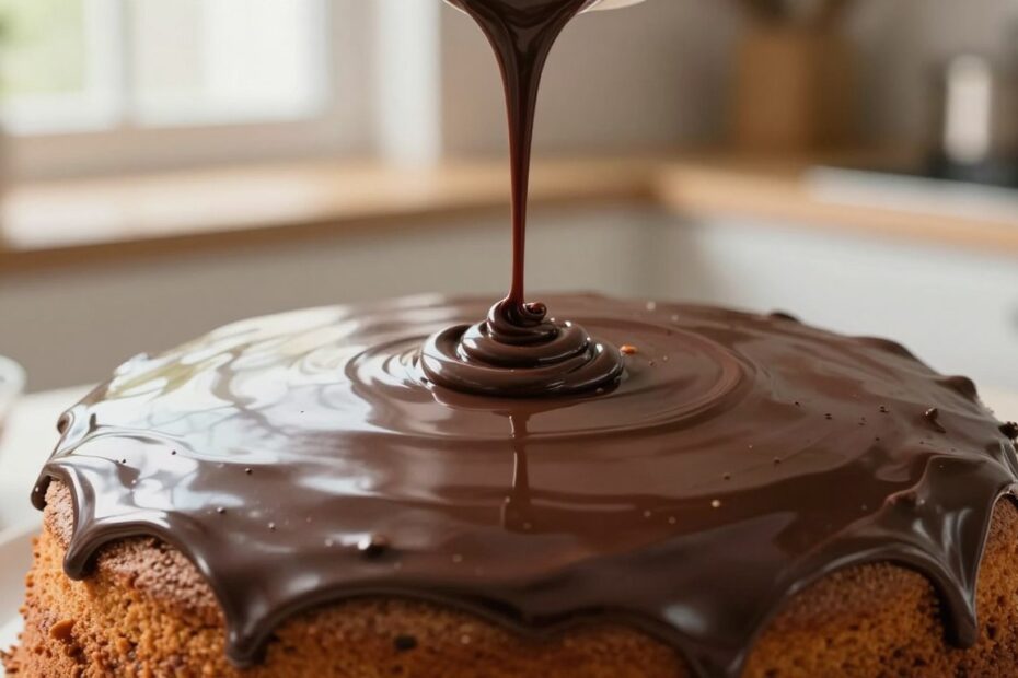 Jak rozpuścić czekoladę żeby polać ciasto