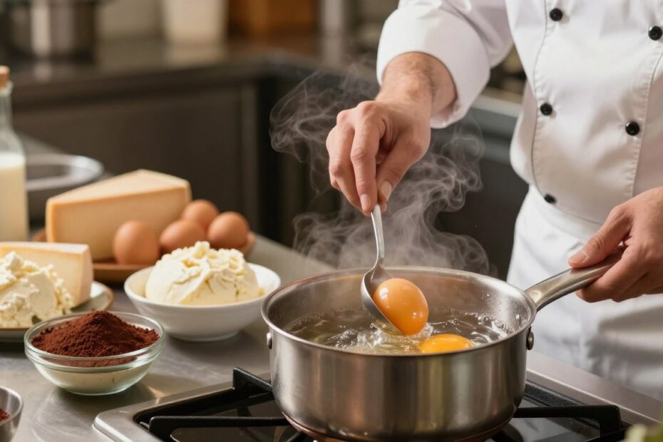 Jak sparzyć jajka do tiramisu