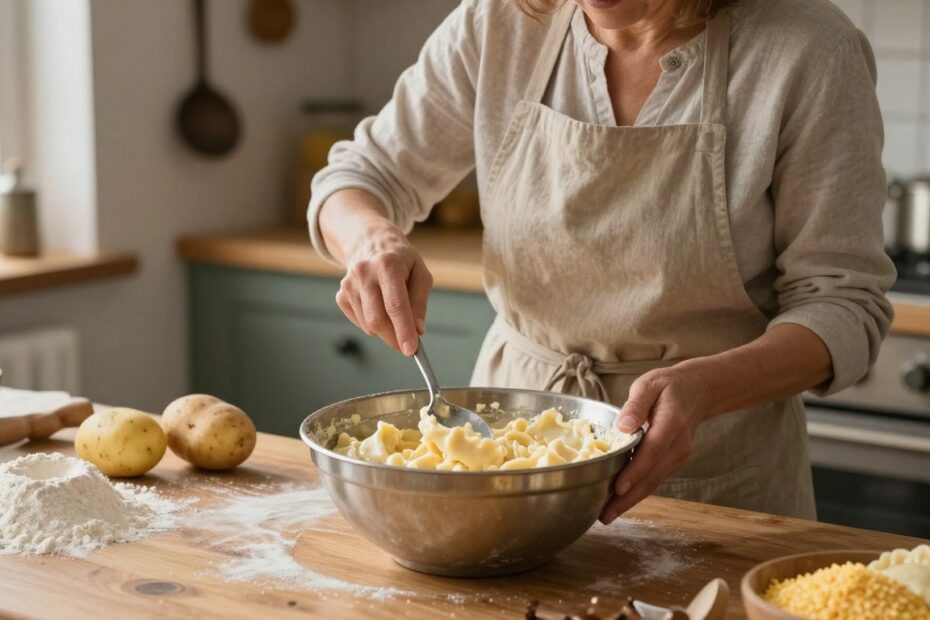 Jak zagęścić farsz do pierogów z serem