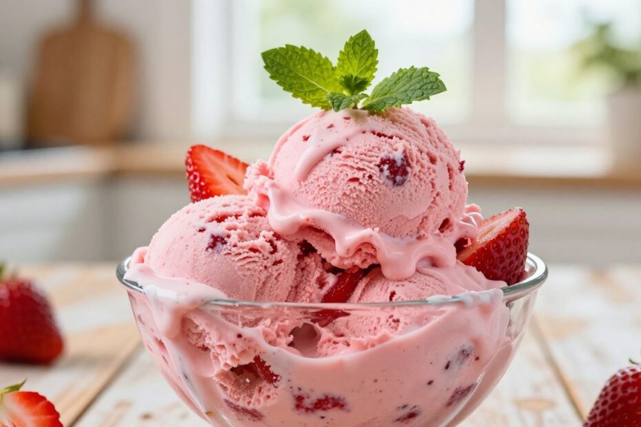 Jak zrobić lody truskawkowe
