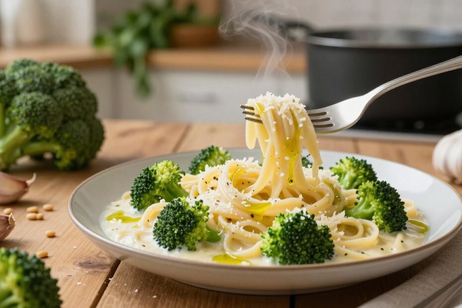 Jak zrobić makaron z brokułami