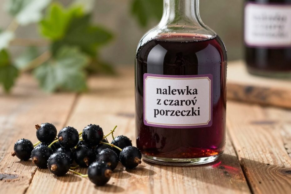 Jak zrobić nalewkę z czarnej porzeczki