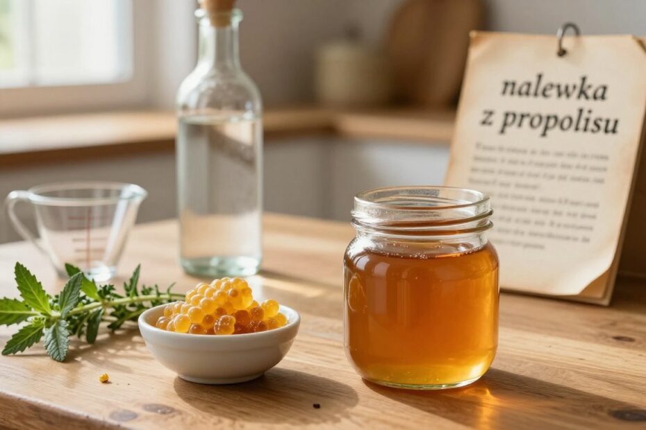 Jak zrobić nalewkę z propolisu