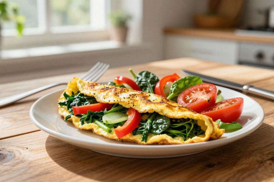 Jak zrobić omlet z warzywami