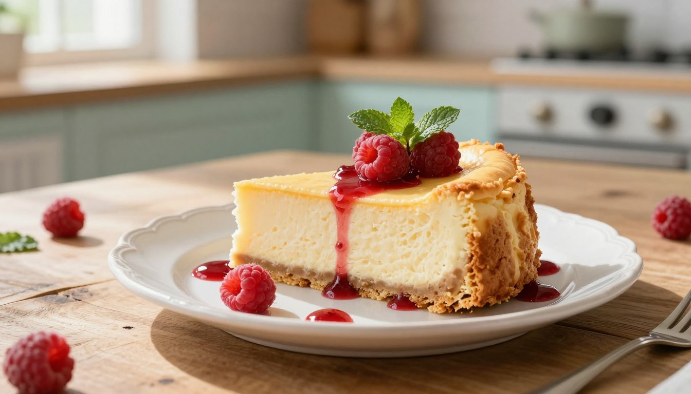 Sernik wiedeński puszysty który nie opada