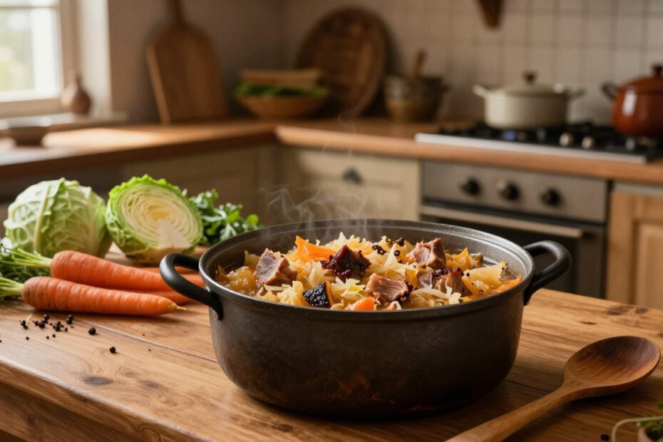 Bardzo dobry bigos z kiszonej kapusty
