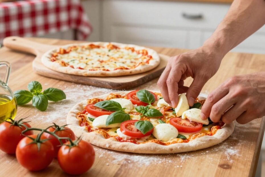 Jak układać składniki na pizzy