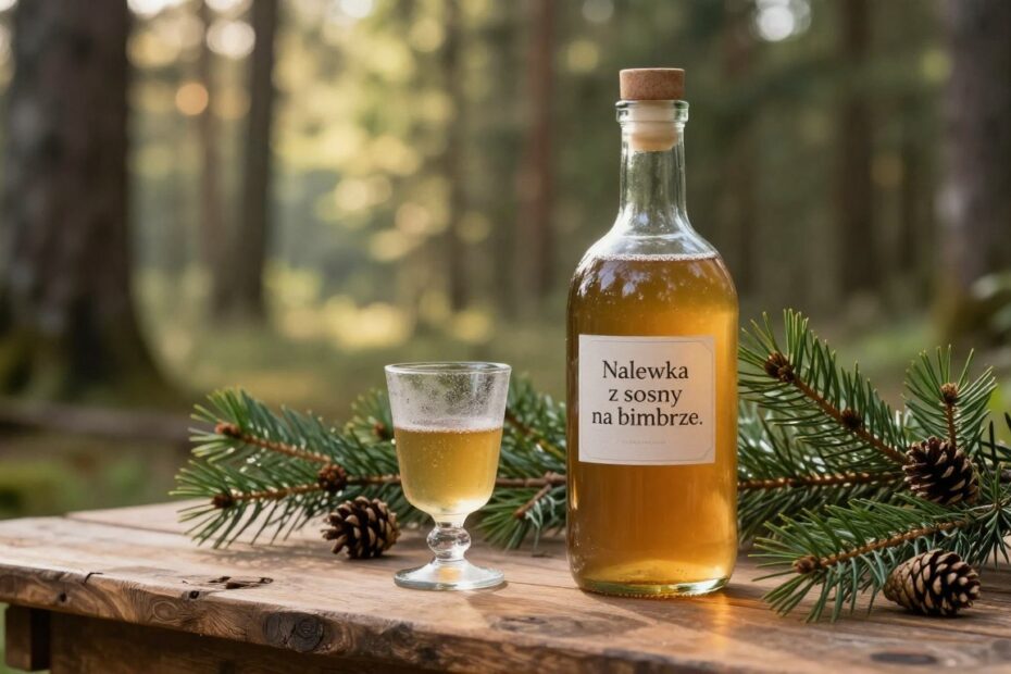 Nalewka z sosny na bimbrze
