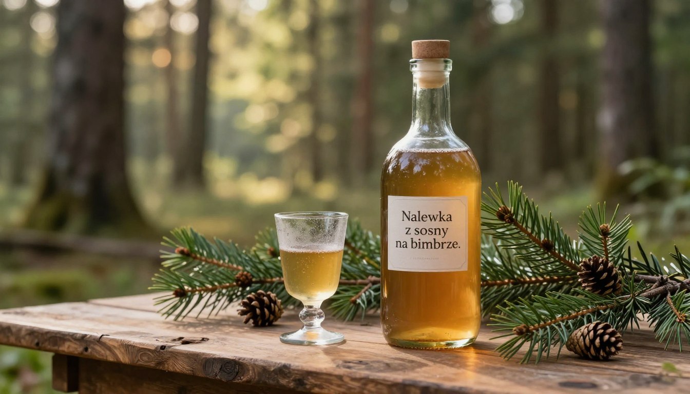 Nalewka z sosny na bimbrze