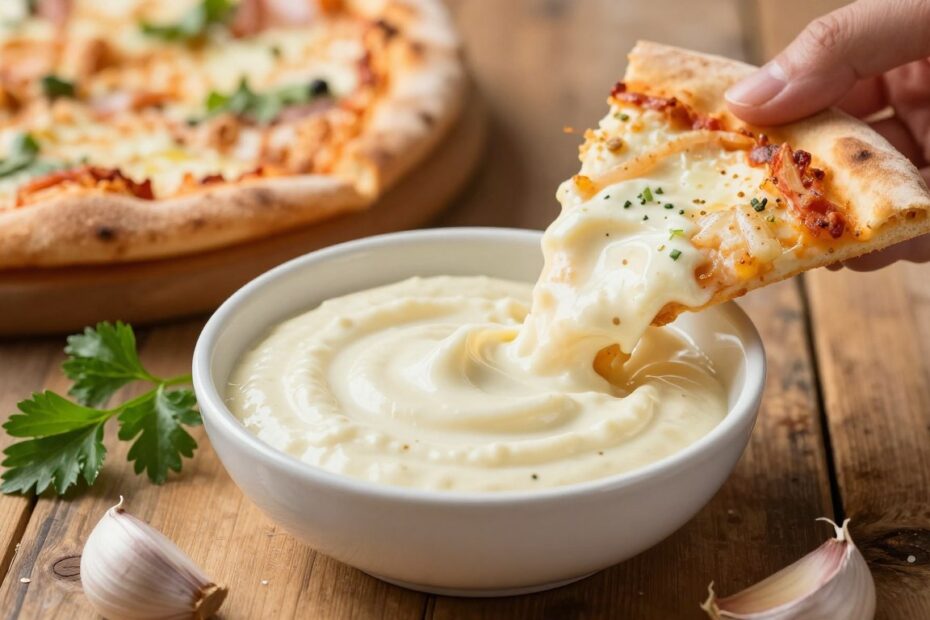 Sos czosnkowy do pizzy